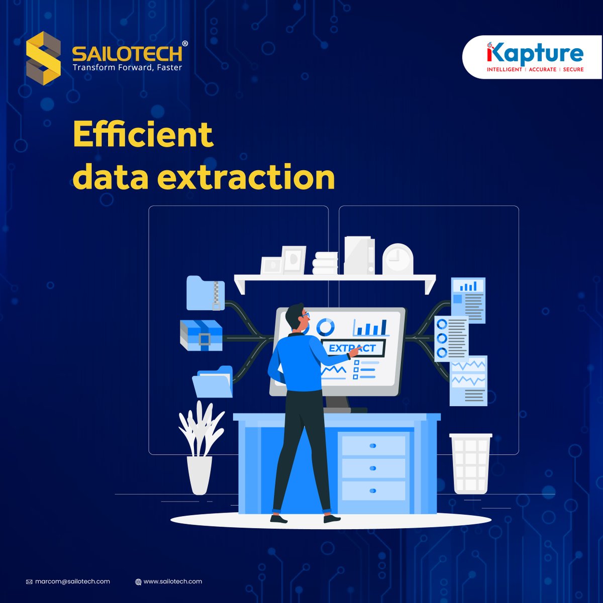 Sailotech's tweet image. Implementing an AI-based #documentprocessing solution can transform the way your business handles data extraction, classification, and validation. Experience the advantages of intelligent automation today with us: ikapture.ai
#AIDocumentProcessing #sailotech