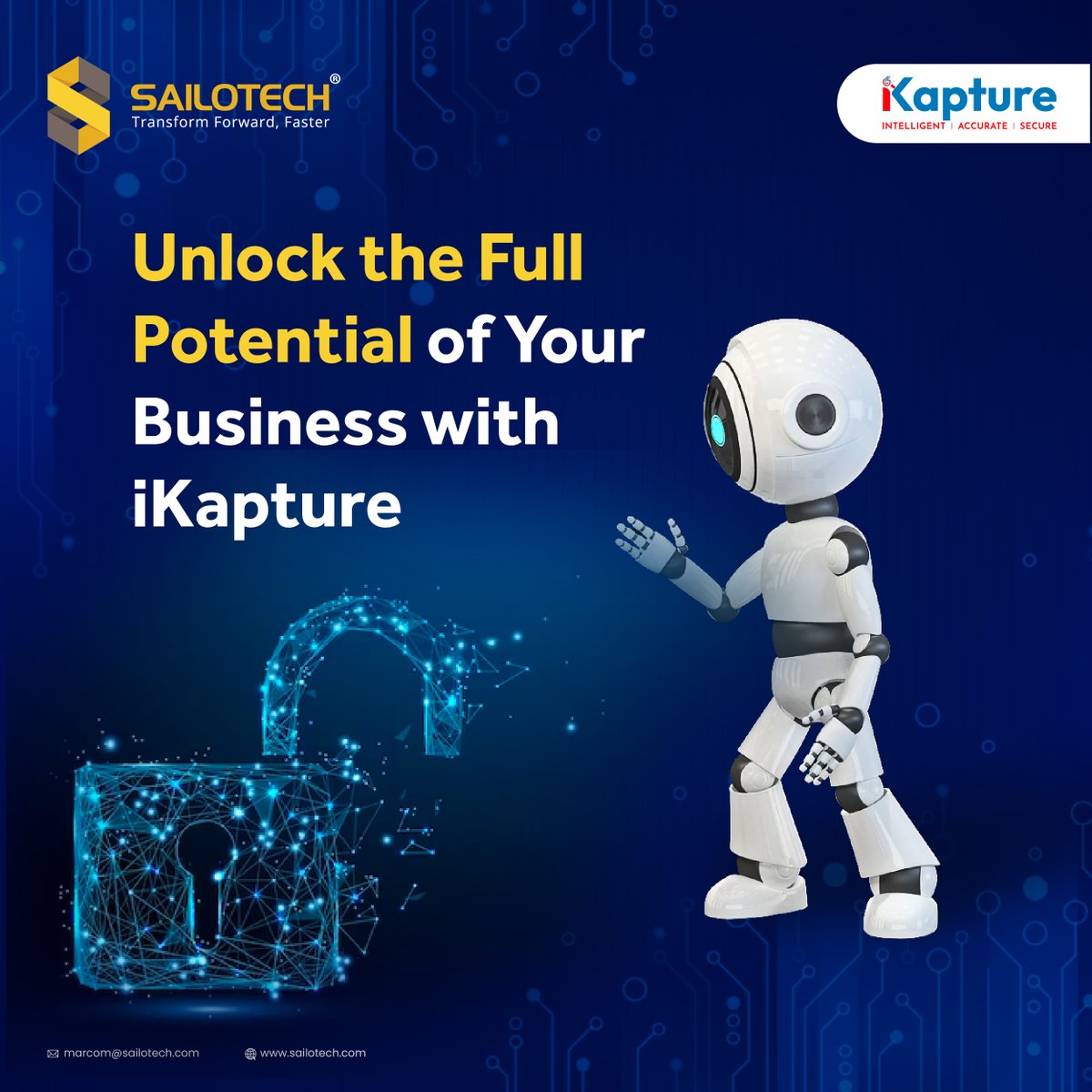 Sailotech's tweet image. Implementing an AI-based #documentprocessing solution can transform the way your business handles data extraction, classification, and validation. Experience the advantages of intelligent automation today with us: ikapture.ai
#AIDocumentProcessing #sailotech