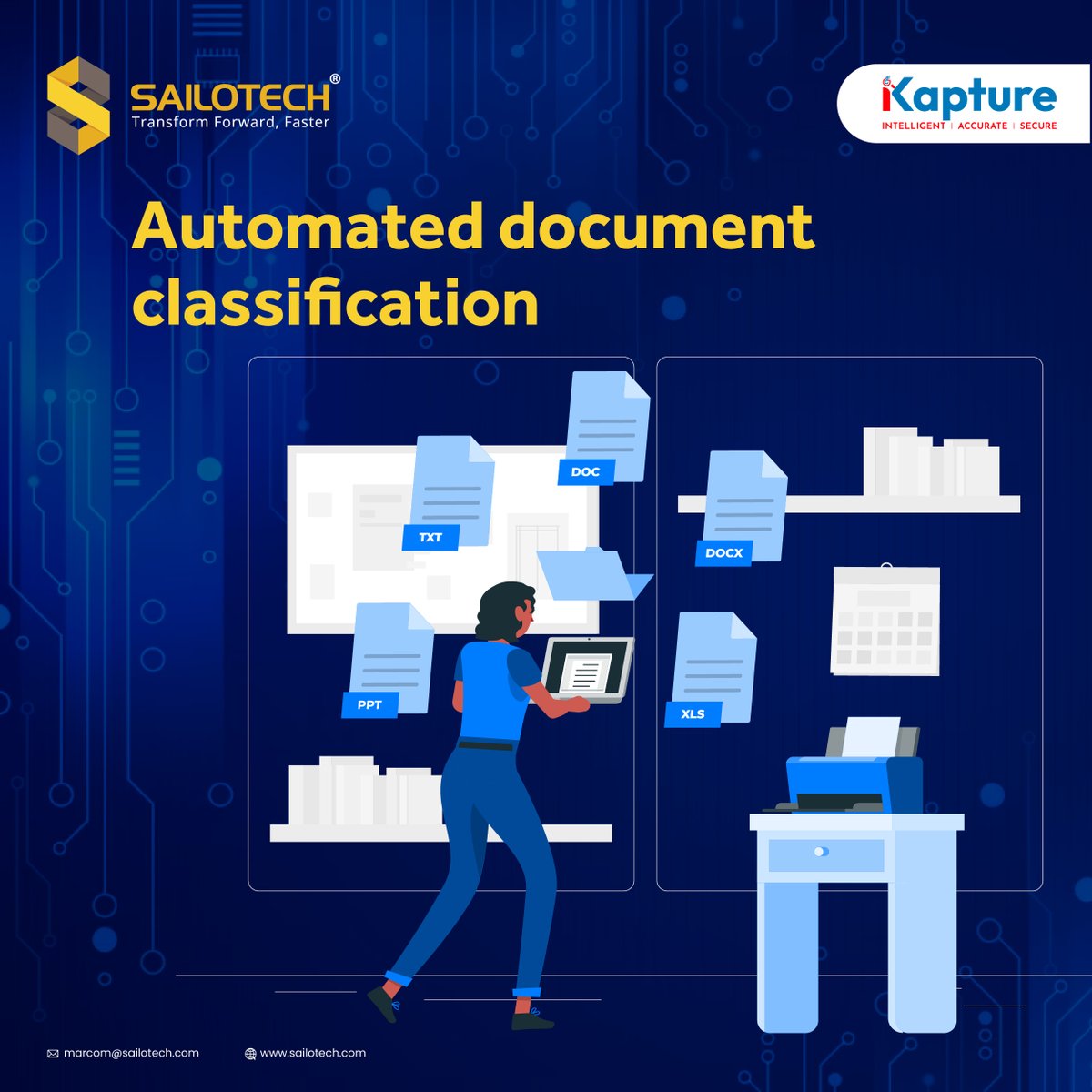 Sailotech's tweet image. Implementing an AI-based #documentprocessing solution can transform the way your business handles data extraction, classification, and validation. Experience the advantages of intelligent automation today with us: ikapture.ai
#AIDocumentProcessing #sailotech