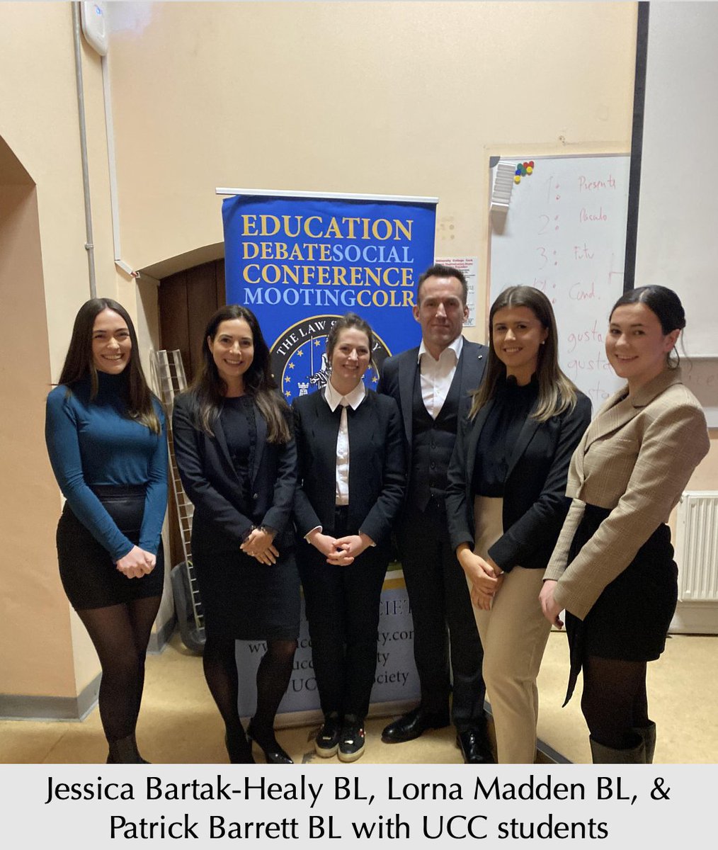 The Bar of Ireland (@thebarofireland) on Twitter photo Members of the Bar were delighted to participate & meet with students of <a href="/LawUCC/">UCC School of Law</a> & talk about the career route, the opportunities it provides, & the working life as a barrister. Members of the Bar were delighted to participate & meet with students of <a href="/LawUCC/">UCC School of Law</a> & talk about the career route, the opportunities it provides, & the working life as a barrister.