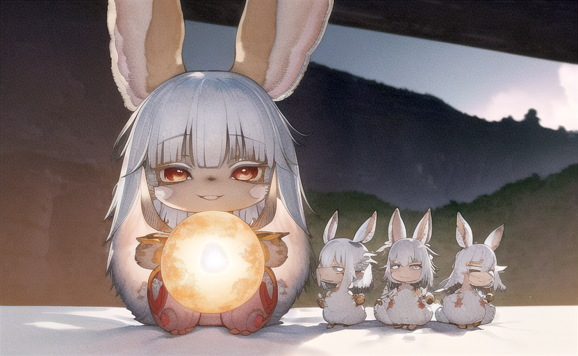 お、かわいらしいナナチ with ミニナナチ