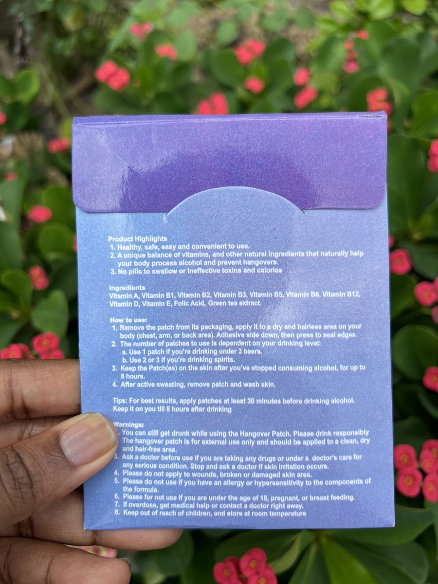 _ellaru's tweet image. Don't let a hangover ruin your weekend. Try the Hangover Patch today and wake up feeling refreshed and ready to take on the day!
#hangoverpatch #Lagos #abuja #weekendvibes #Survivor #manifestation