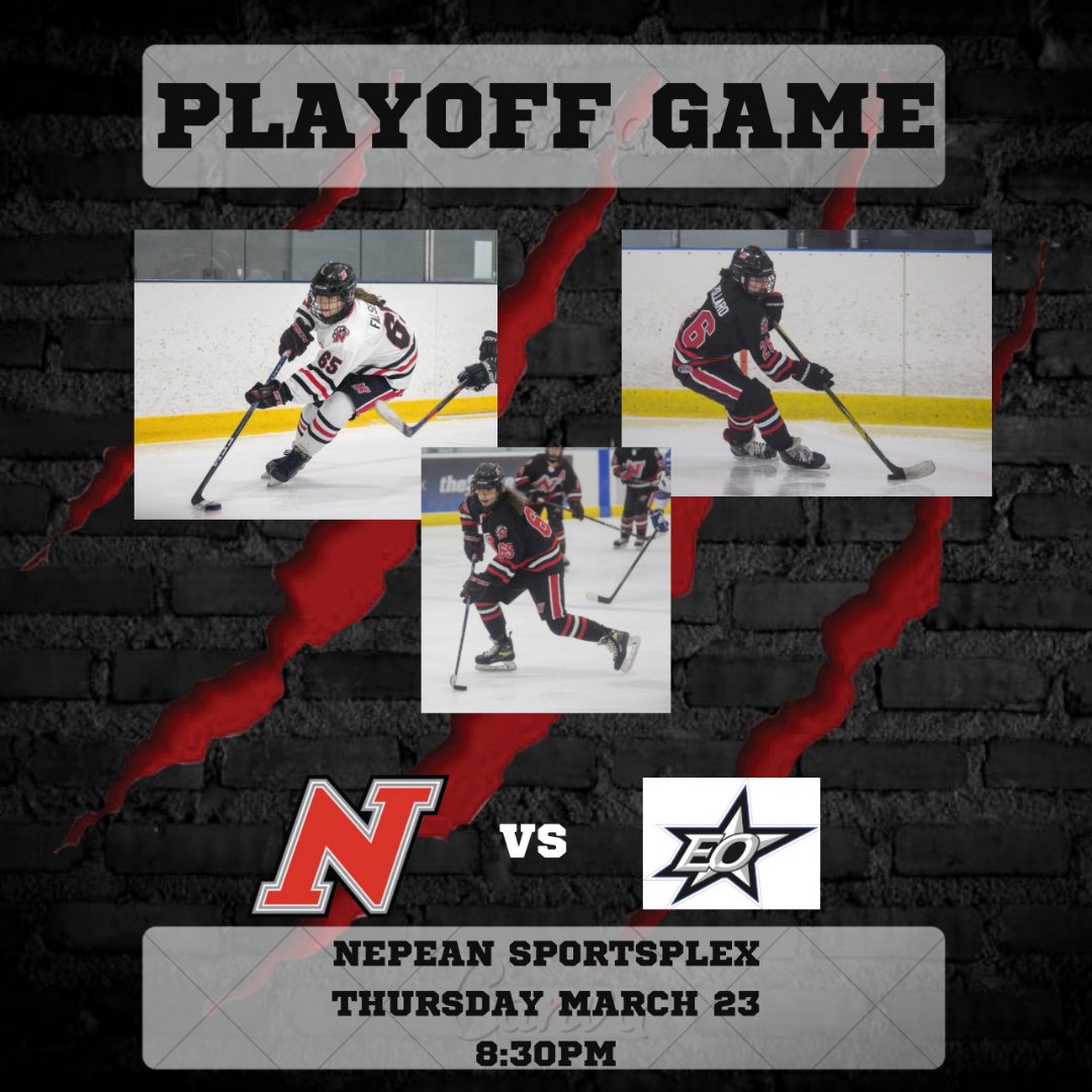 Back at it to start playoffs tonight‼️
Nepean Sportsplex 8:30pm
#nepeanwildcats #ngha #owha #playoffs #clawsout