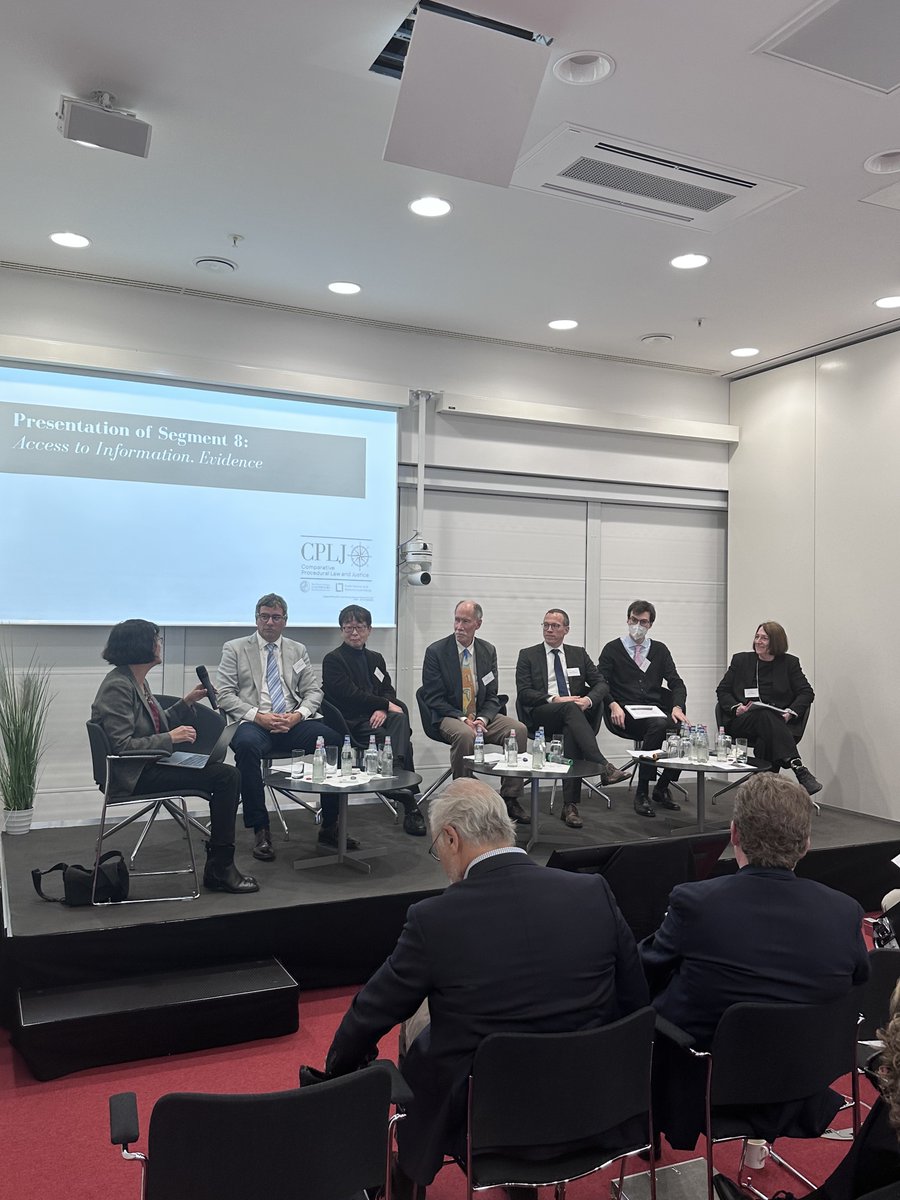 MPI_Luxembourg's tweet photo. #CPLJ mid-term conference: The afternoon started with Segment 7 coordinated by Stefan Huber and dedicated to the Structure of #CivilLitigation, continued with the presentation of Segment 8: 'Access to Information. Evidence' (Coordinator: Richard Marcus)
@maxplancklaw @FnrLux https://t.co/wO1uV0nOAQ
