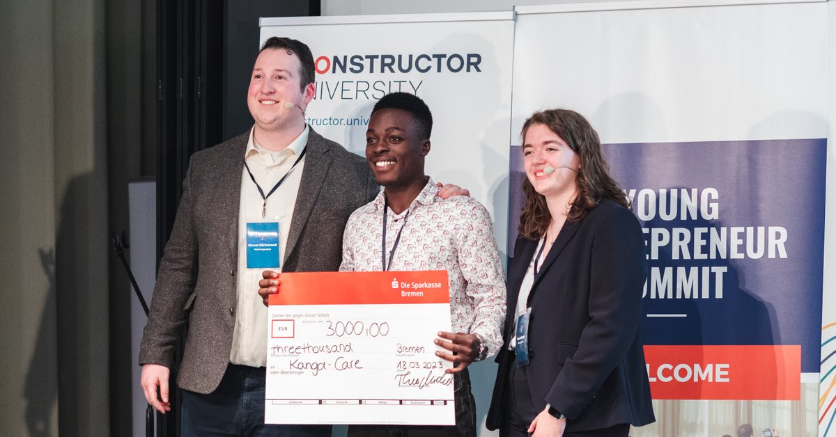 🎉Congratulations to Steven Kibande and his Start-up Kanga Care on winning first place in the international Young Entrepreneur Summit this past weekend on campus! Read more ➡️ bit.ly/3JHgV6a