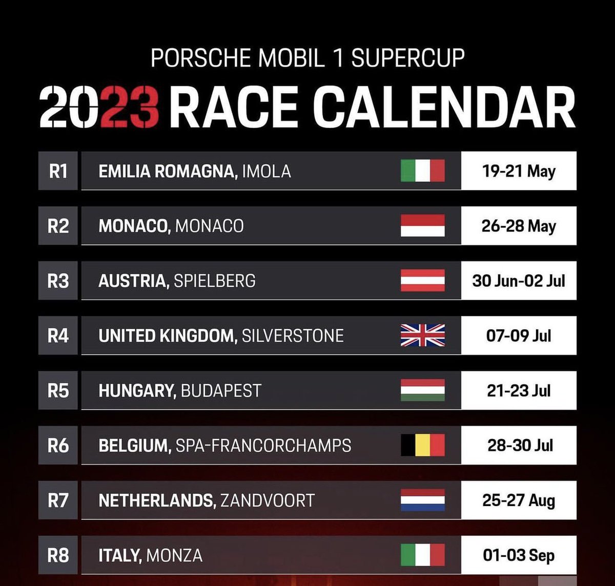 Porsche Supercup 2023 with Fach Auto Tech! 

I’ve always wanted to race in this championship as a support race for Formula 1 and I am so grateful for this opportunity. Sponsors and car livery to be revealed at Imola in 2 weeks…

#GusBurtonRacing