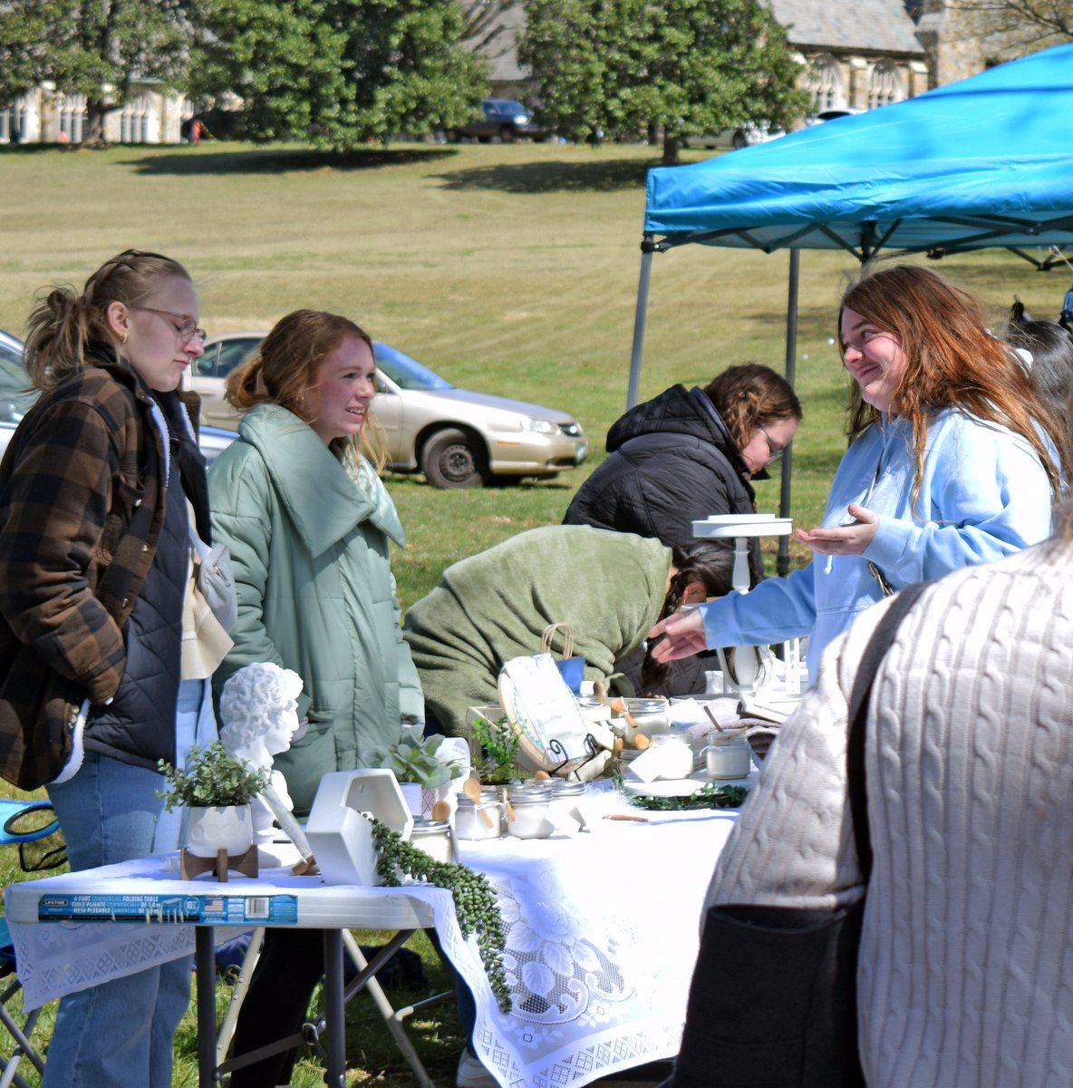 The annual Spring Market took place Last Saturday on Memorial Drive between 11:00 a.m. and 2 p.m. Students taking the Intro to Entrepreneurship class had the opportunity to showcase their small businesses! 

Read more about it in our latest issue! 

Photo Credits: Mia Maxwell