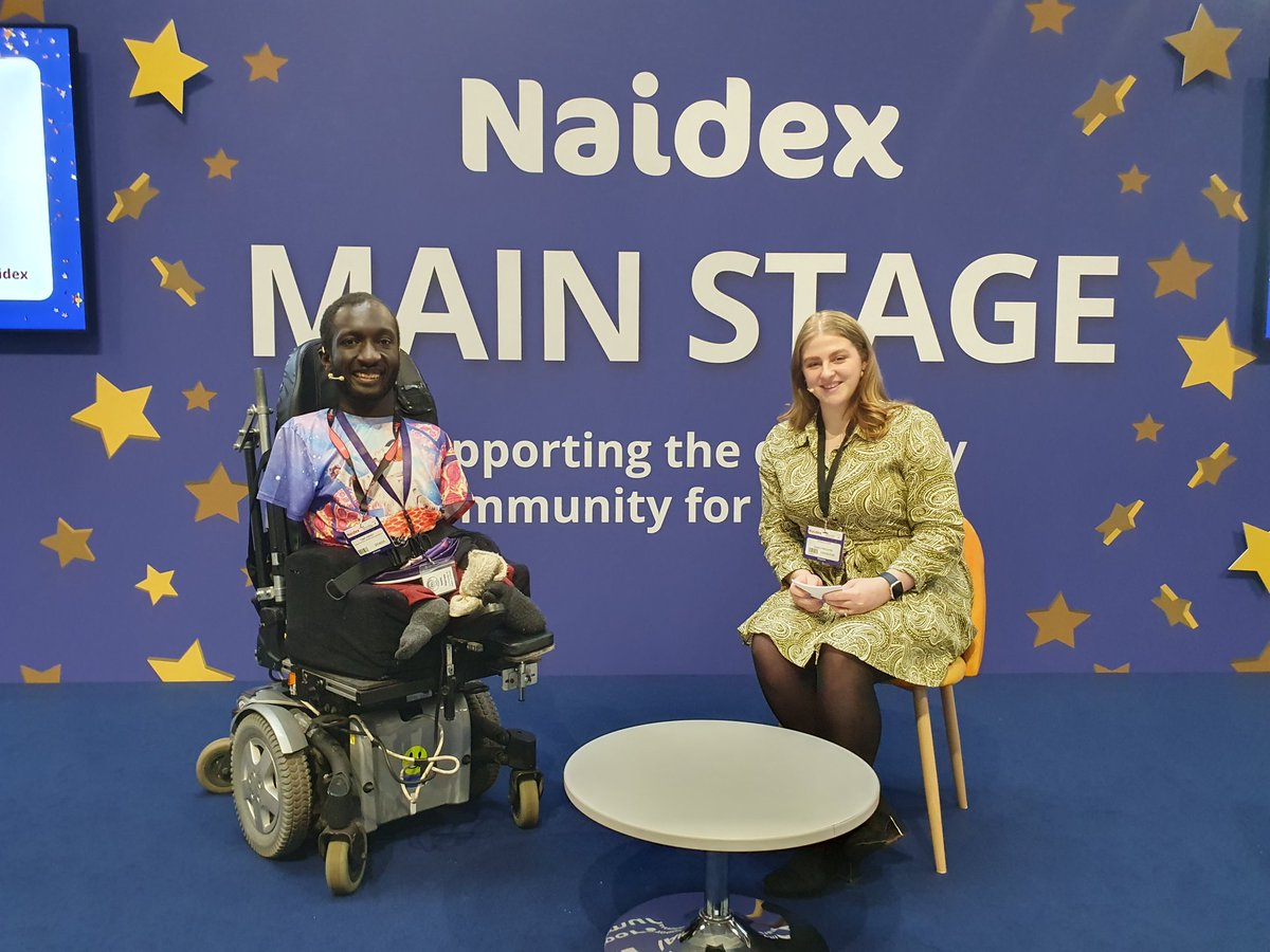 AvrilCoelho's tweet photo. Great to hear @imisaacharvey at @NaidexShow on the main stage.
#Naidex #50YearsofNaidex https://t.co/k6Dq8MdXSd