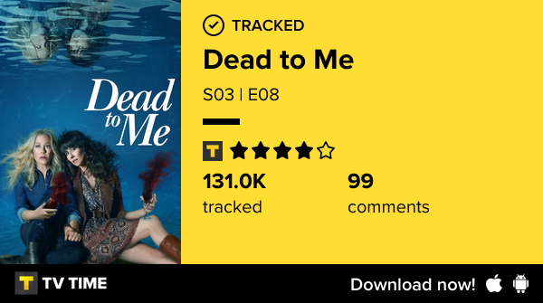 heavydirtymindx's tweet photo. I've just watched episode S03 | E08 of Dead to Me! #deadtome  https://t.co/gqEhmC5i7K #tvtime https://t.co/V7QWOR6z91