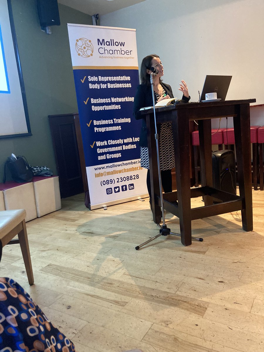 Great information and networking this morning at the Benefits of Mentorship organised by theLocal Enterprise Office Cork North And West in association with Mallow Chamber