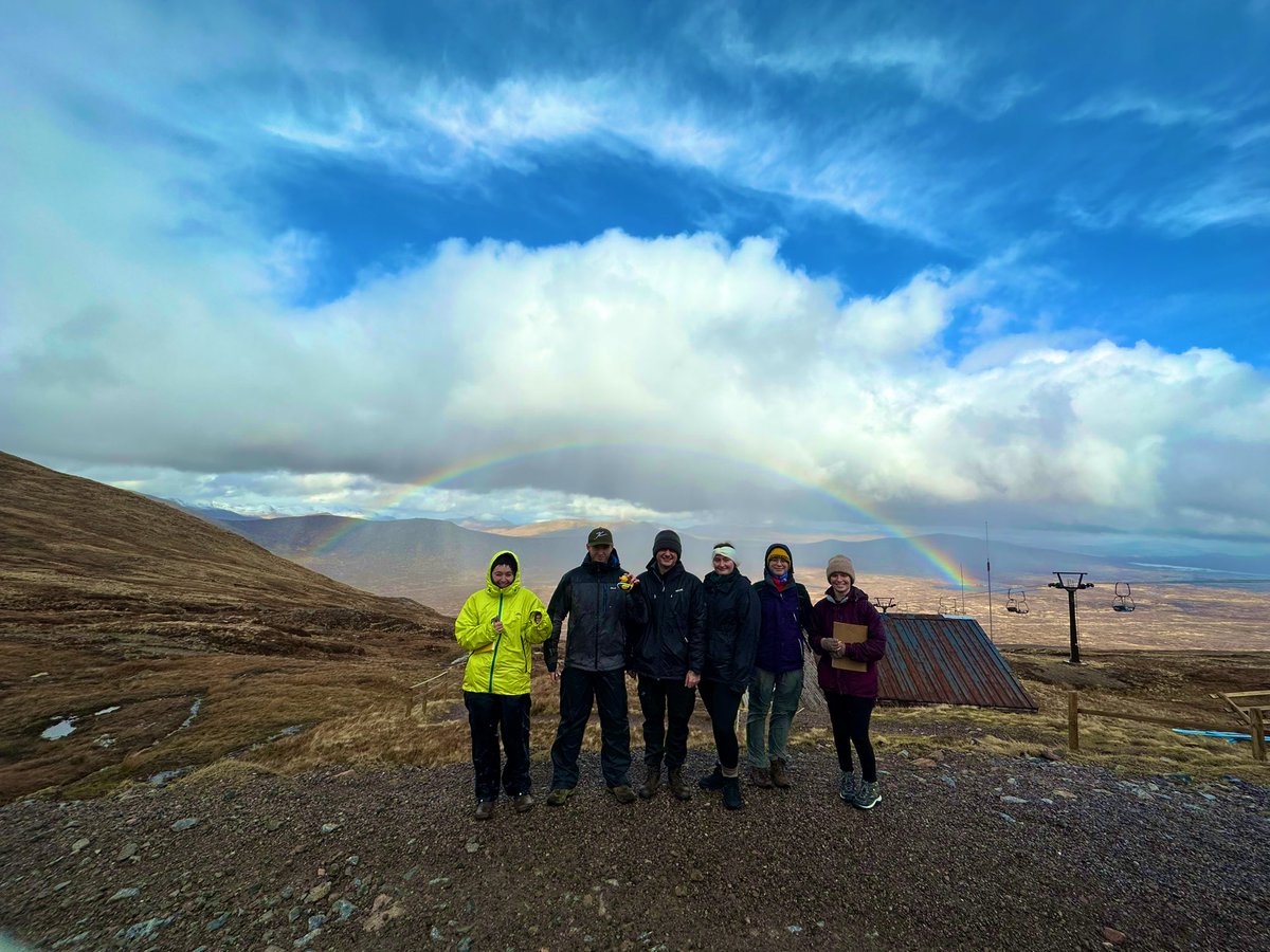 @CQRRHUL @RHULGeography somewhere under the rainbow overlooking Rannoch plateau team MSc Quat Sci can be found.