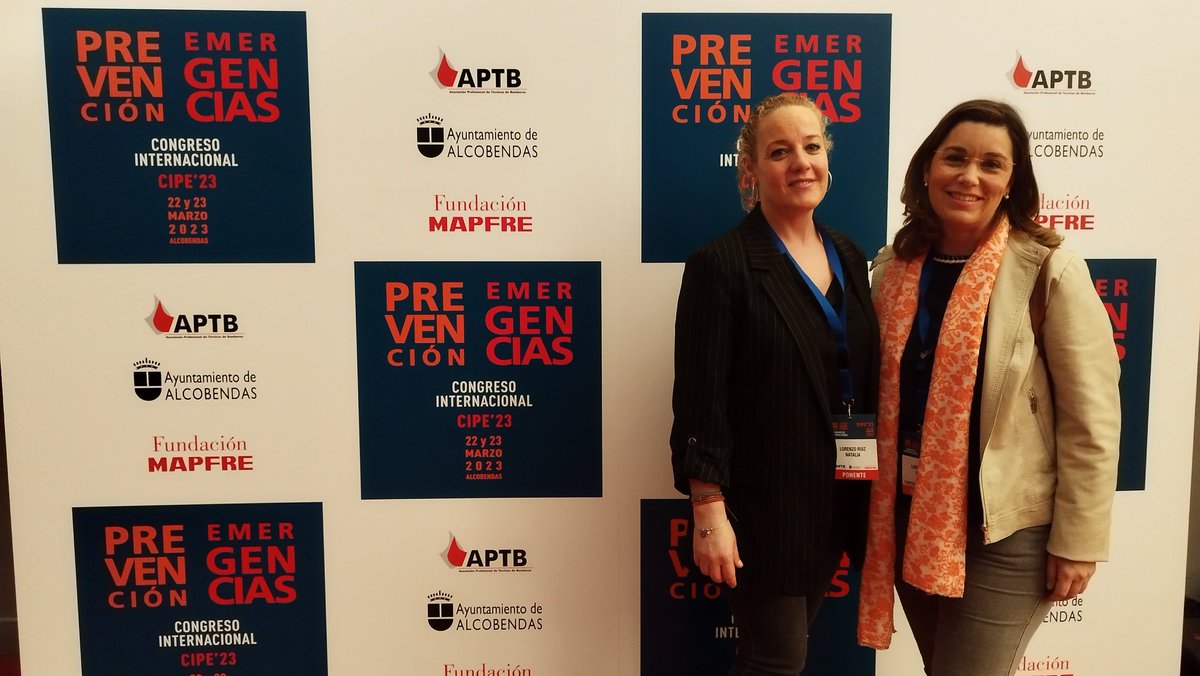 NataliaLorenzoR's tweet photo. Amiga y compañera @Lolapo3C ❤️
Gracias por venir!!!
#CIPE23 🚒 https://t.co/CeKtzTM511