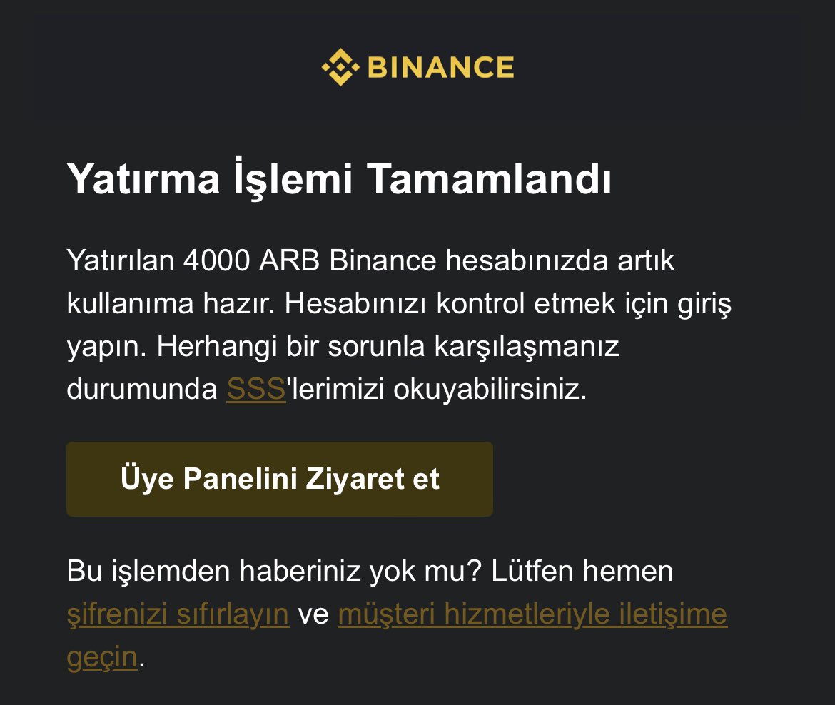 Teşekkür edeceğim çok fazla insan var.
$ARB Ekibi hariç….