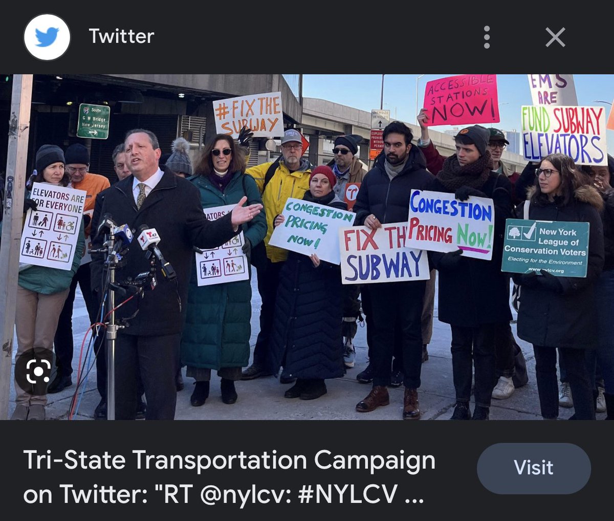 saferstreetsny's tweet photo. Guess who will be unfazed if congestion pricing is passed? The wealthy elite and bike bro buddies. The elderly, disabled or those not rich enough to pay the toll be damned! Instead of coming up with a solution for NYC residents these pols want then obliterated! #RadicalElite https://t.co/faWLnqx2az