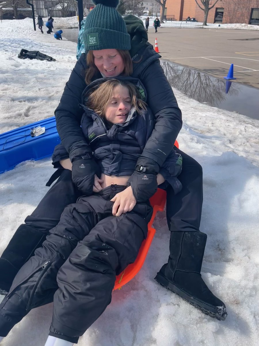 EPPenguins's tweet photo. Having so much fun outside sledding on our playground!! https://t.co/3xRLyfcM8D