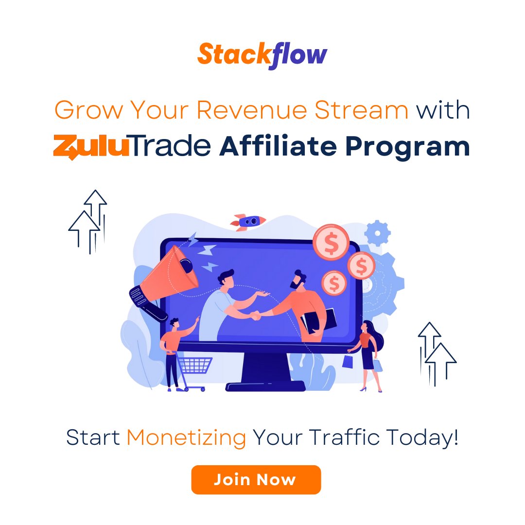 StackflowT's tweet image. Join ZuluTrade's #AffiliateProgram & earn passive income!
With 15+ years of experience, #ZuluTrade is one of the oldest & most transparent copy trading in industry with 2M+ users
Become a ZuluTrade Affiliate today & start earning: bit.ly/3yS2zLg
#StackflowTechnologies