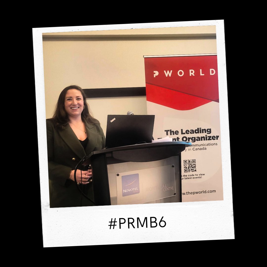 ThePWorld's tweet photo. 👋Hi from #Montreal, where we are hosting the 6th edition of the PR Measurement Boot Camp. Linkedin's Nicole Moreo kicked off the event with a mini workshop on the latest PR measurement trends.
#prmb6 https://t.co/kmo5Pp8Gsu