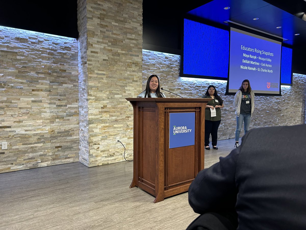 Doug Eccarius (@deccarius) on Twitter photo Thank you <a href="/AuroraU/">Aurora University</a> for hosting the <a href="/EducatorsRising/">Educators Rising</a> Partnership Breakfast, and thank you Maya for sharing a snapshot about your future educator experiences at <a href="/NeuquaValley/">Neuqua Valley High School</a> . <a href="/ipsd204/">Indian Prairie 204</a> <a href="/204GYOT/">204 Grow Your Own Teachers</a> <a href="/TEACHin204/">TEACHin204</a> Thank you <a href="/AuroraU/">Aurora University</a> for hosting the <a href="/EducatorsRising/">Educators Rising</a> Partnership Breakfast, and thank you Maya for sharing a snapshot about your future educator experiences at <a href="/NeuquaValley/">Neuqua Valley High School</a> . <a href="/ipsd204/">Indian Prairie 204</a> <a href="/204GYOT/">204 Grow Your Own Teachers</a> <a href="/TEACHin204/">TEACHin204</a>
