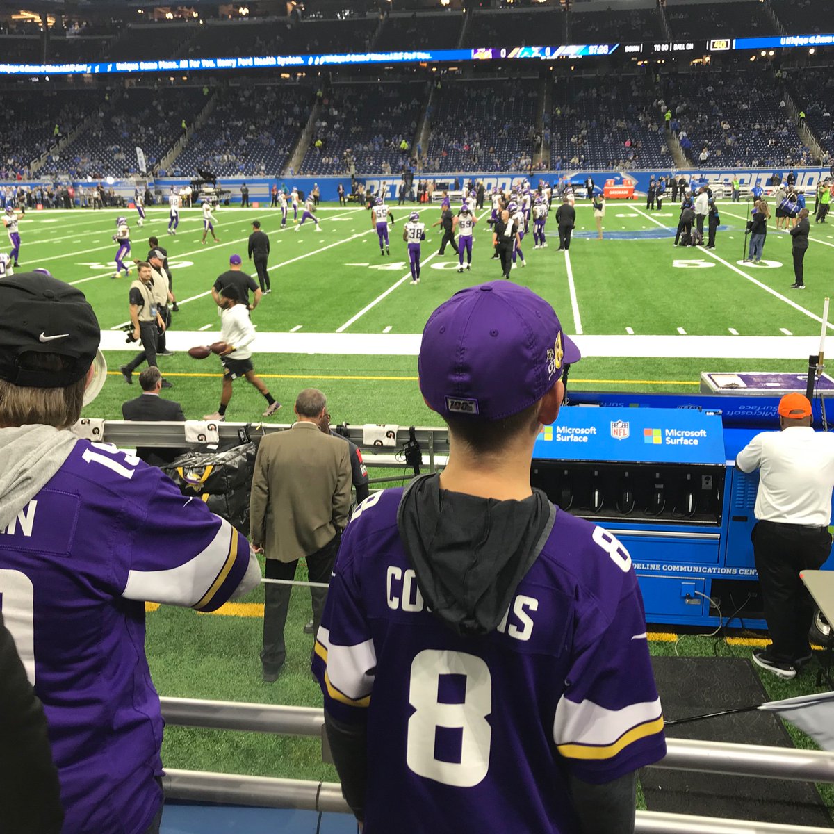 bultandrea's tweet photo. What are the chances that your favorite NFL player, @KirkCousins8, walks into the same store as you on a quiet Monday morning? Eli's day was made! And, as expected, Cousins exhibits total kindness and class. https://t.co/36EKpb5lBe