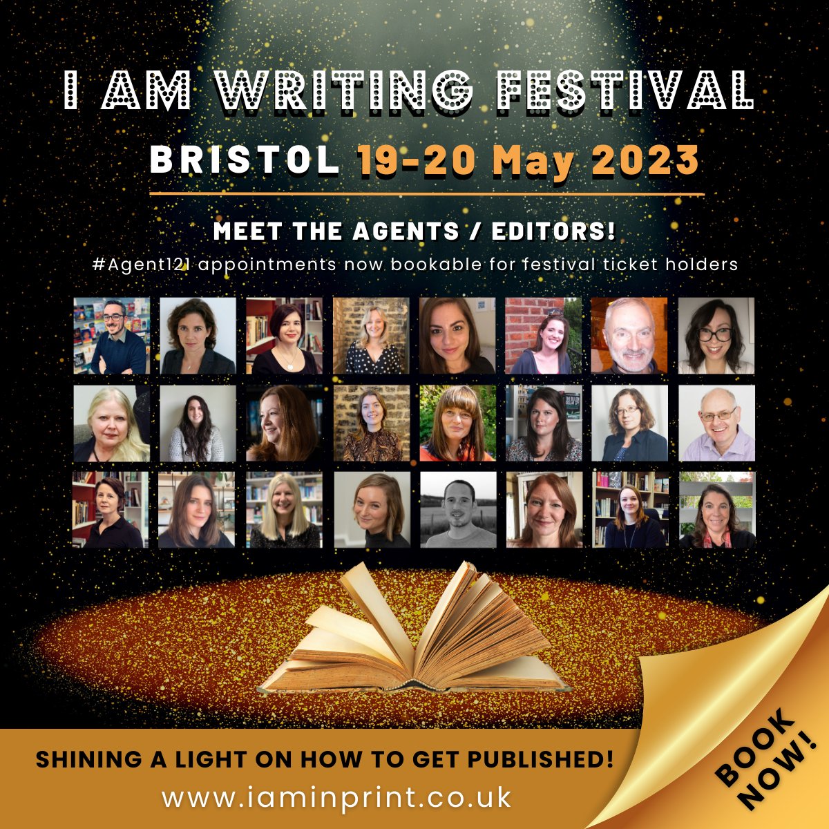 Would you like to sit face-to-face and chat with a #literaryagent? Well once you have your ticket to the #iamwritingfestival in #Bristol 19-20 May 23 you can also book as many #Agent121 appointments as you like.

Book you festival pass first at: iaminprint.co.uk