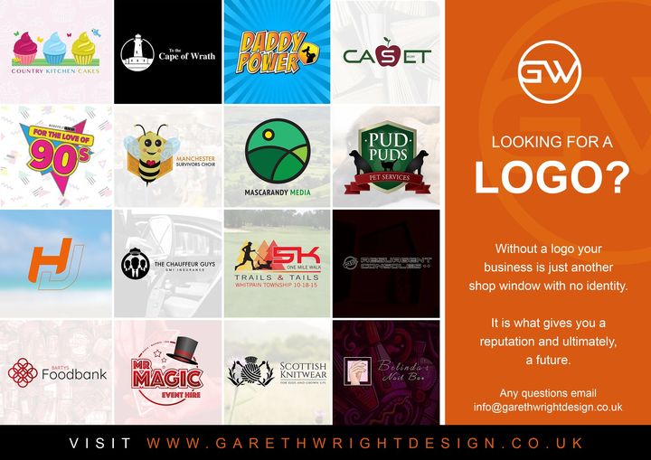 LOOKING FOR A LOGO?
garethwrightdesign.co.uk

#design #graphicdesign #logodesigner #flyerdesign #printing #printdesign #posterdesign #art #artwork #MHHSBD #sbs #smallbusinesses #businessgrowth  #BizBubble #logodesigner #lookingforalogo #NeedGraphicDesigner #needalogo #needdesigner