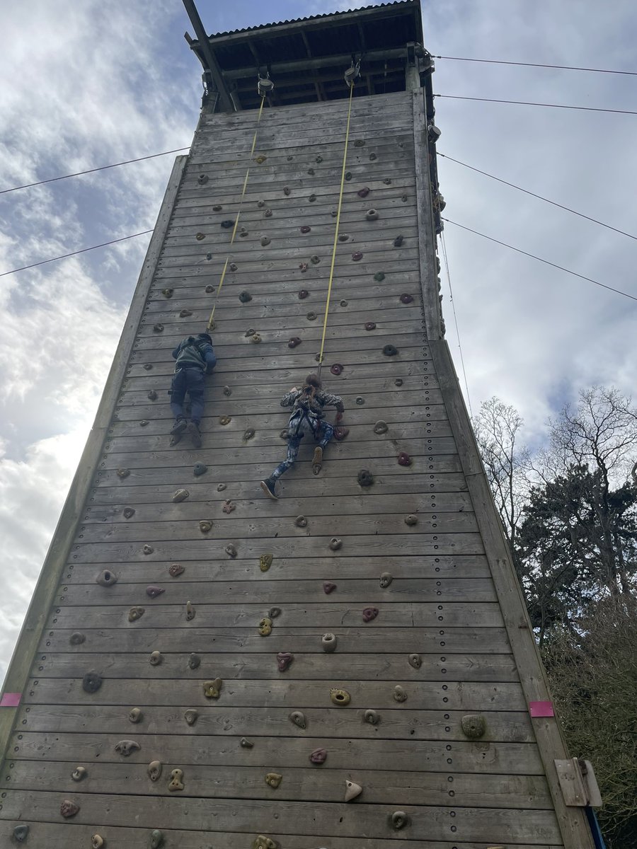 More climbing for group 3 this afternoon! #PGL2023 @DeputyOLI @csergeant3