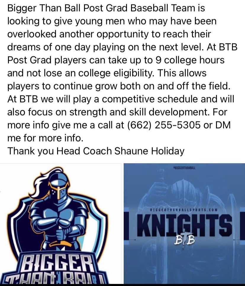 ShauneHoliday's tweet photo. We are looking for uncommitted players who want a shot to prove they have what it takes.  @UncommittedUsa @PBR_Mississippi @PBR_Alabama @PBRTennessee @PBRGeorgia @biggerthanball @L_Alexander_7 @cottonstates https://t.co/ZEhZM93dy0