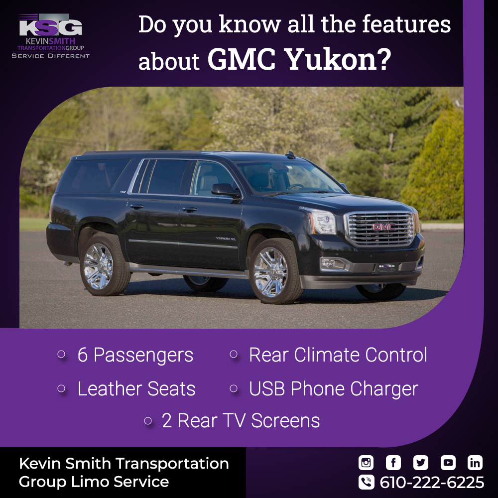 KevinSmithGrp's tweet photo. The GMC Yukon is the perfect choice for larger groups of passengers. From a second row of captain’s chairs to Apple CarPlay and WiFi, riding in a KSTG Yukon is always a memorable experience.
#KSTG #luxurytransportation #luxurytravel #Philadelphia #travel #chauffeurservice https://t.co/DUa0sNjY1h