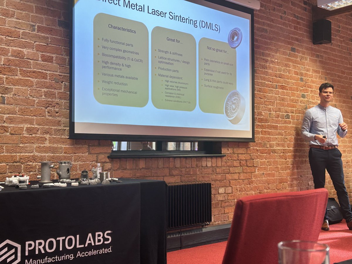 oli_johnson_'s tweet image. Dr. Christoph Erhardt explains the characteristics, pros, and cons of SLA, SLS, MJF, DMLS, and PolyJet additive manufacturing

#3Dprinting #protolabs