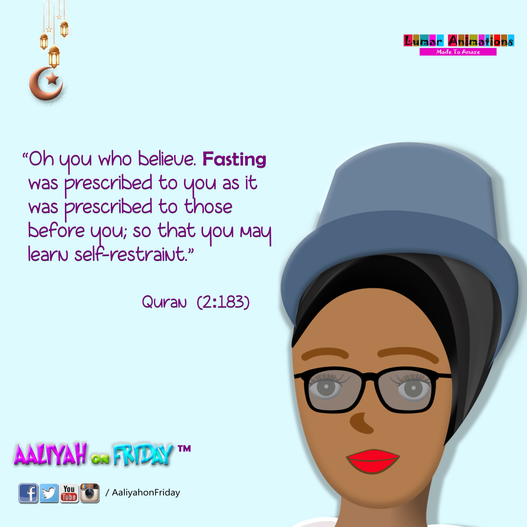 AaliyahonFriday's tweet photo. "Oh you who believe. Fasting was prescribed to you as it was prescribed to those before you; so that you may learn self-restraint"
Quran (2:183).
#AaliyahonFriday #Ramadhantips #ramadhan2023 #jijabviral #spiritalenlightenment #jumamubarak #RamadhanMubarak https://t.co/FJ4YRpuCOz