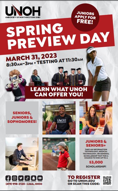 Looking for something to do over break? Take a road trip with your Upperclass Student to the University of Northerstern Ohio to check out the campus and student life!