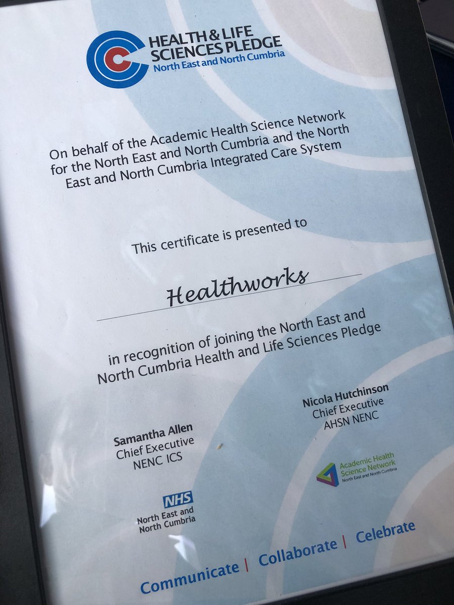 And @TeamHealthworks Pledge certificate #HLSPledge