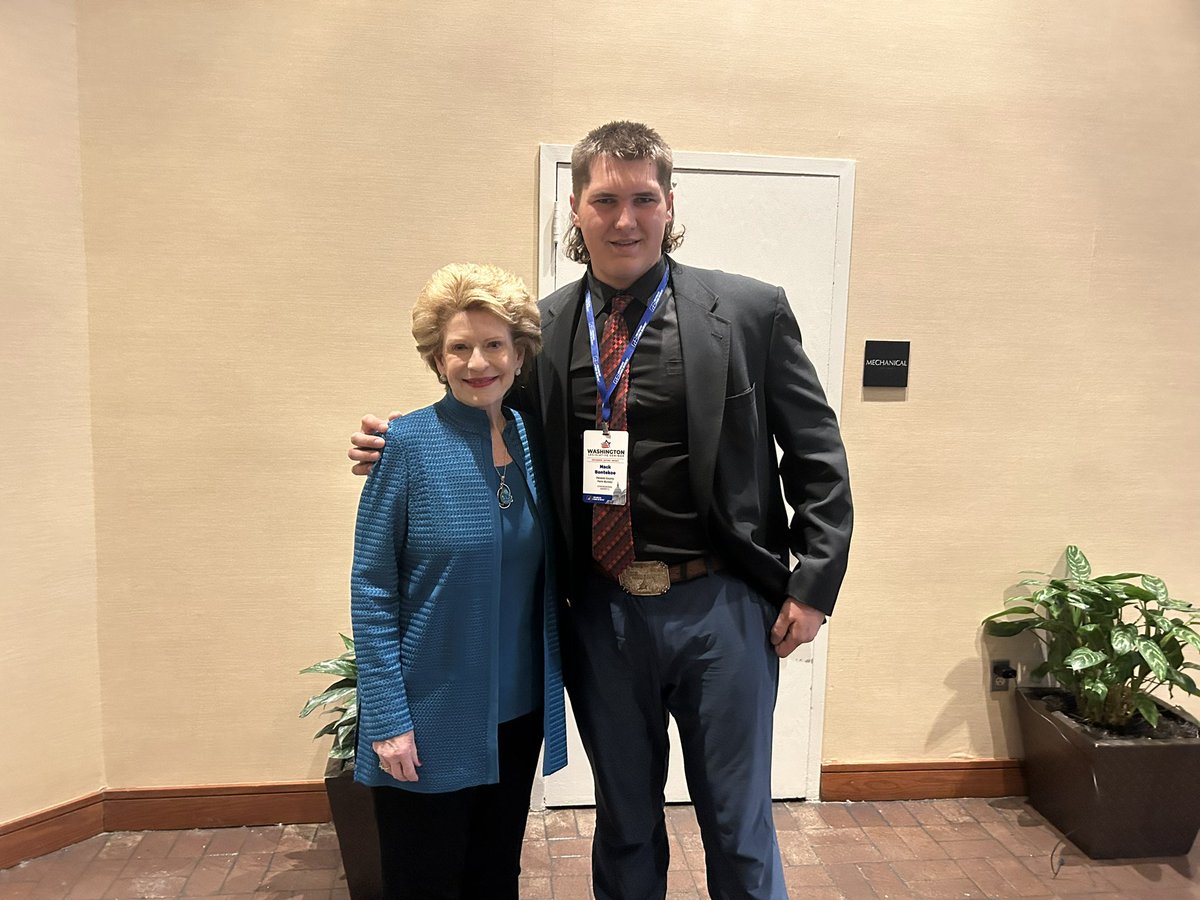 Wanna thank senator stabenow for taking the time to listen to our concerns about the farm bill