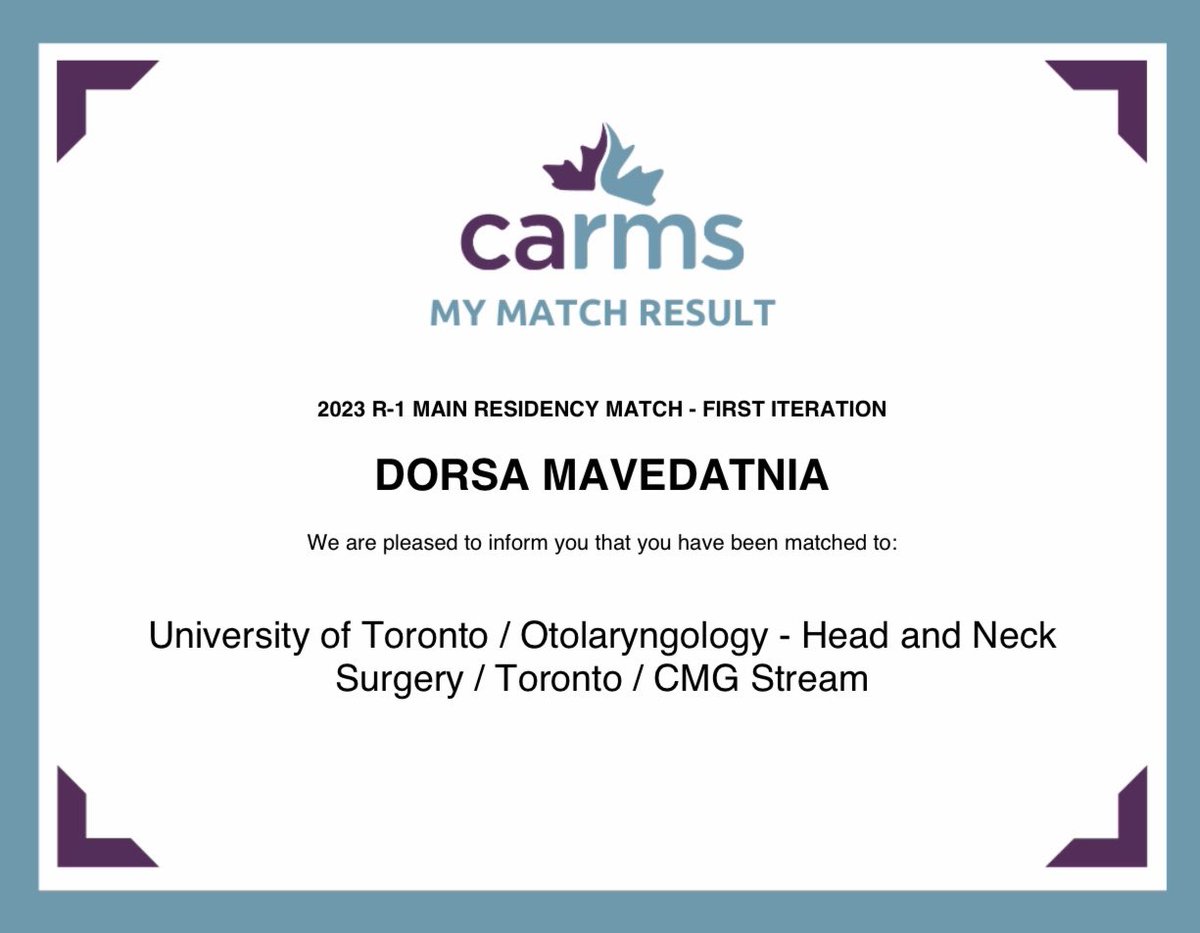 Dorsa Mavedatnia, MD tweet media