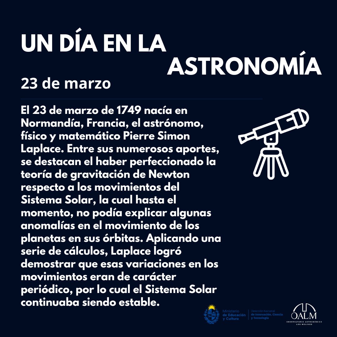 23 de marzo de 1749, nacimiento de un grande: P. S. Laplace