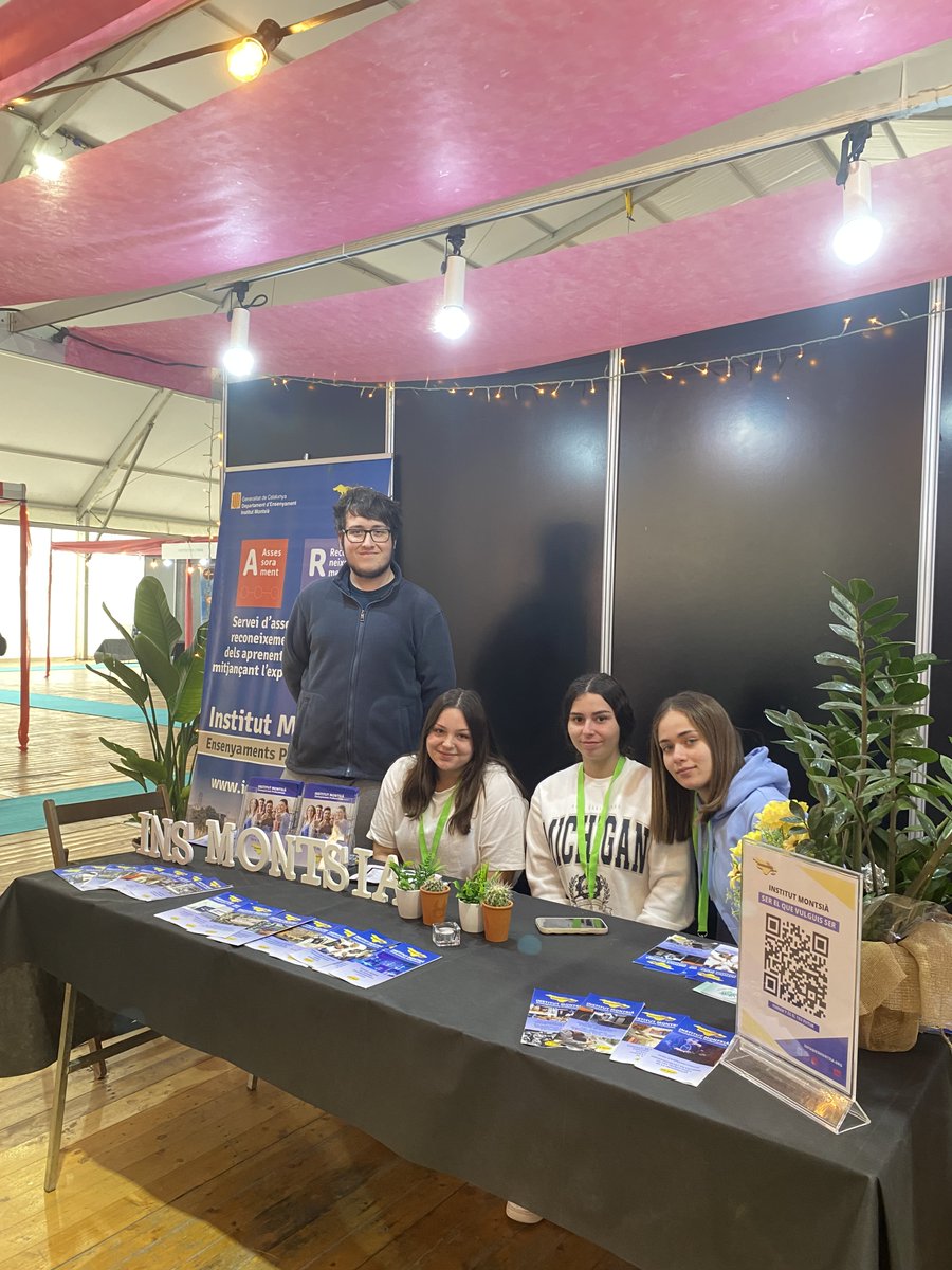 insmontsia's tweet image. Visita el nostre estand fins divendres i coneix tota l’oferta dels nostres #ciclesformatius  i #FamíliesProfessionals tant de grau mitjà com superior al  #ForumJoveAmposta Un espai perquè els i les joves coneguin i contactin amb els centres educatius del nostre territori