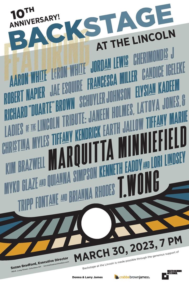 We're officially ONE WEEK AWAY from the Backstage 10th Anniversary Showcase!

Attendees can capture the night with this custom poster for just $5! 

Grab your tickets: my.cbusarts.com/5072