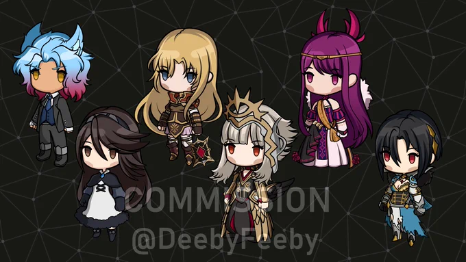 Chibi comms are done! Thank you for your support! 