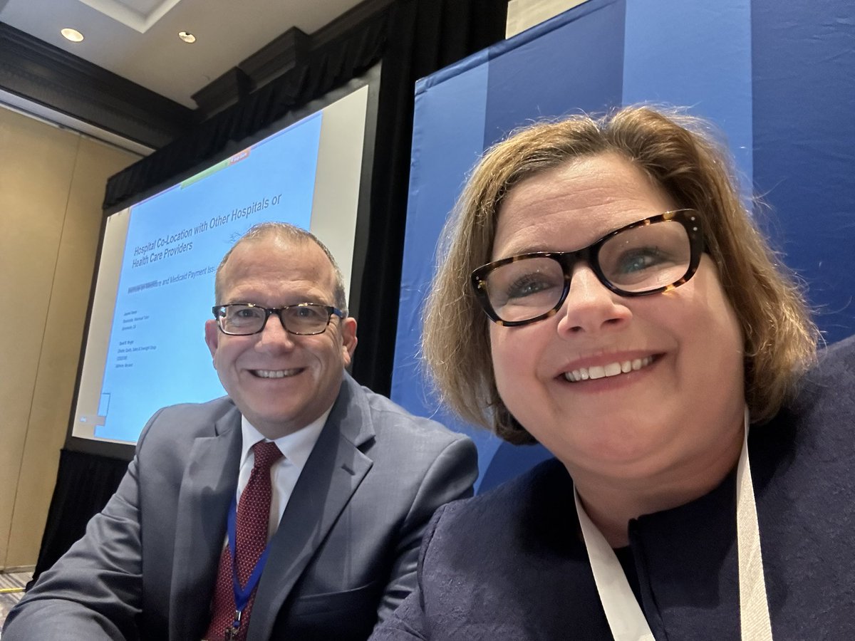 CalHealthLawyer's tweet photo. It was such a pleasure to speak with David Wright, Director if the Quality, Safety and Oversight Group of @CMSGov at the @AmerHealthLaw Medicare/Medicaid Payment Issues Conference in Baltimore, Maryland. https://t.co/DmlNJtB6ZN