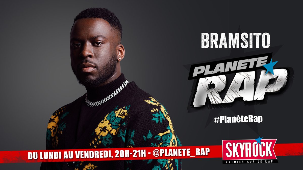 SkyrockFM's tweet image. La semaine prochaine, retrouve @bramsito_off tous les soirs de 20h à 21h dans @Planete_Rap avec @fredmusa ! 🔥 #PlanèteRap
