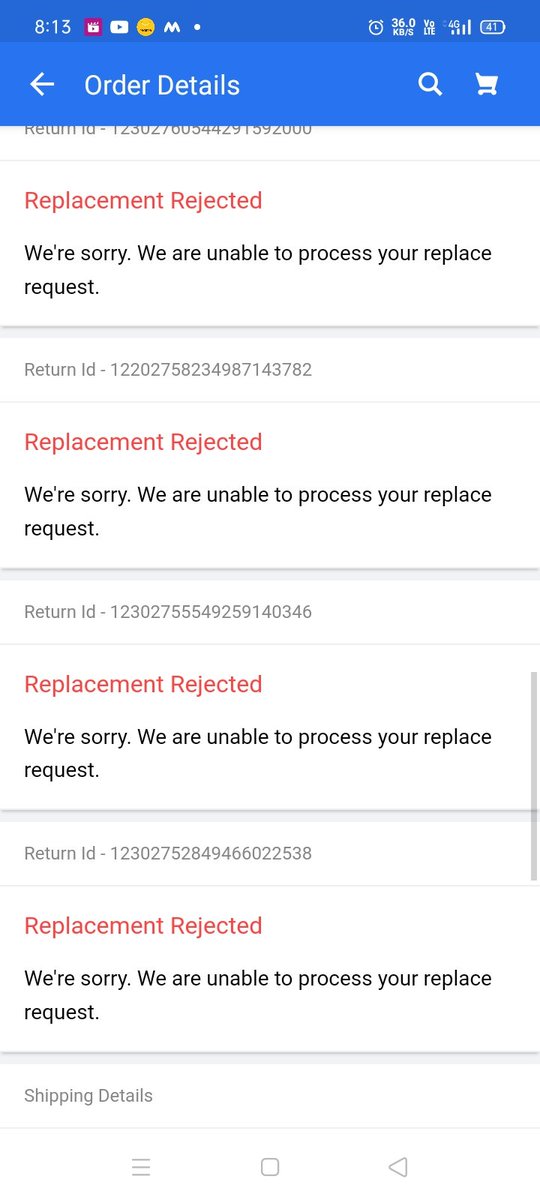70ec481eeca8410's tweet photo. @flipkartsupport @Flipkart #noresolution #noidea #noflipkart 
Find the ss how bad service i have received from your side. https://t.co/YNXZ5V9pXl