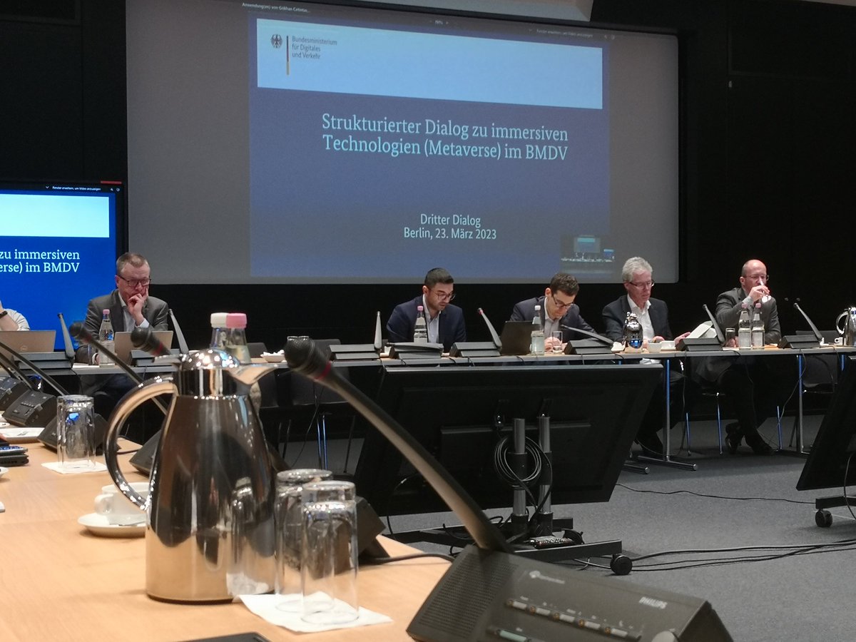 Strukturierter Dialog zu immersiven Technologien #Metaverse im #BMDV #divr #rallity