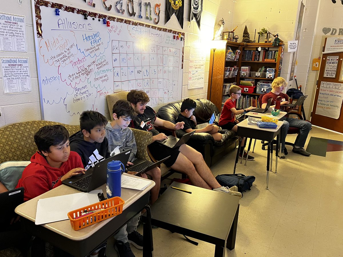 I can’t say thank you enough to Ryker &amp; Ethan for coming in and diving into geometry &amp; integrating texts with my students! My whole class was so excited &amp; engaged in learning today because of the two of them! Memories made! <a href="/lamberthighsch/">Lambert High School</a> <a href="/SharonElemS/">Sharon Elementary</a> <a href="/FCSchoolsGA/">Forsyth County Schools</a> #sharonstrong