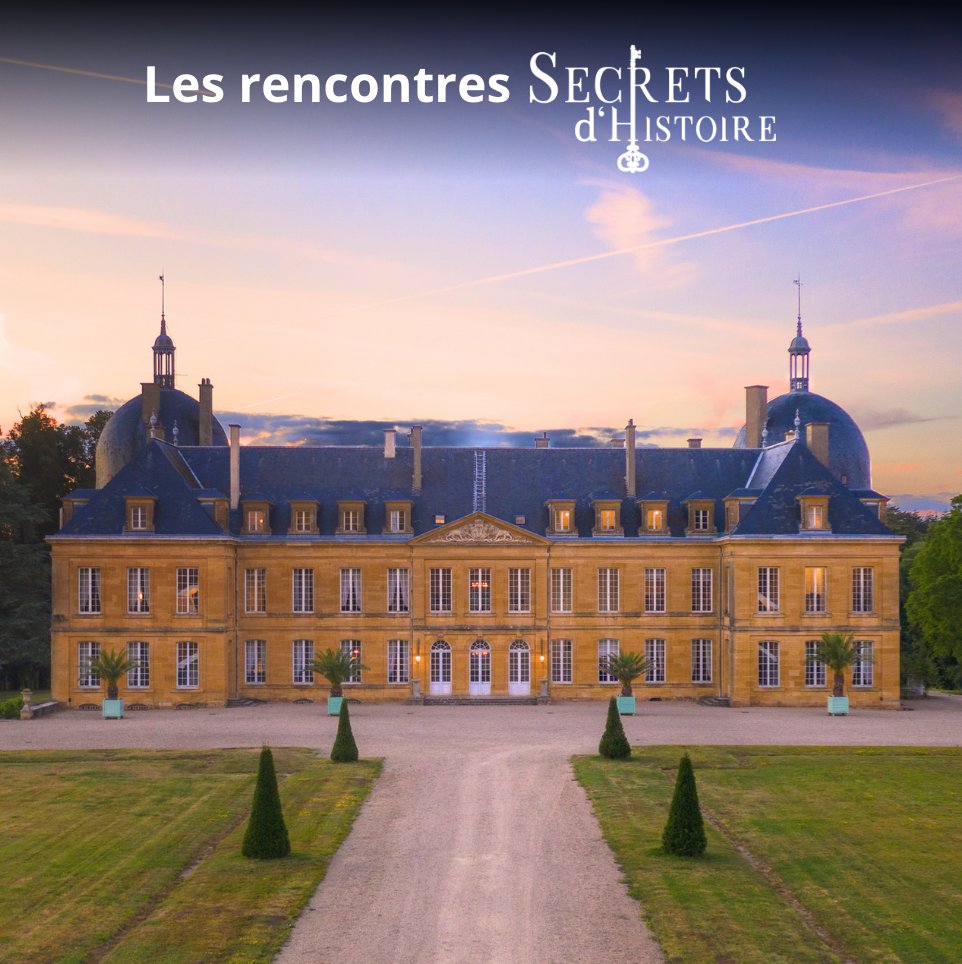 secretshistoire's tweet photo. 𝗗𝗘𝗖𝗢𝗨𝗩𝗘𝗥𝗧𝗘 🤩 C'est au château de Digoine, en Bourgogne, que Secrets d'Histoire vous donne rendez-vous ce week-end pour les rencontres Secrets d'Histoire !

 Infos sur https://t.co/a7zSaeuwfw

👉 Profitez de 40€ de réduction, entrez le code promo SDH40 lors du paiement https://t.co/2f5cdMnaSg