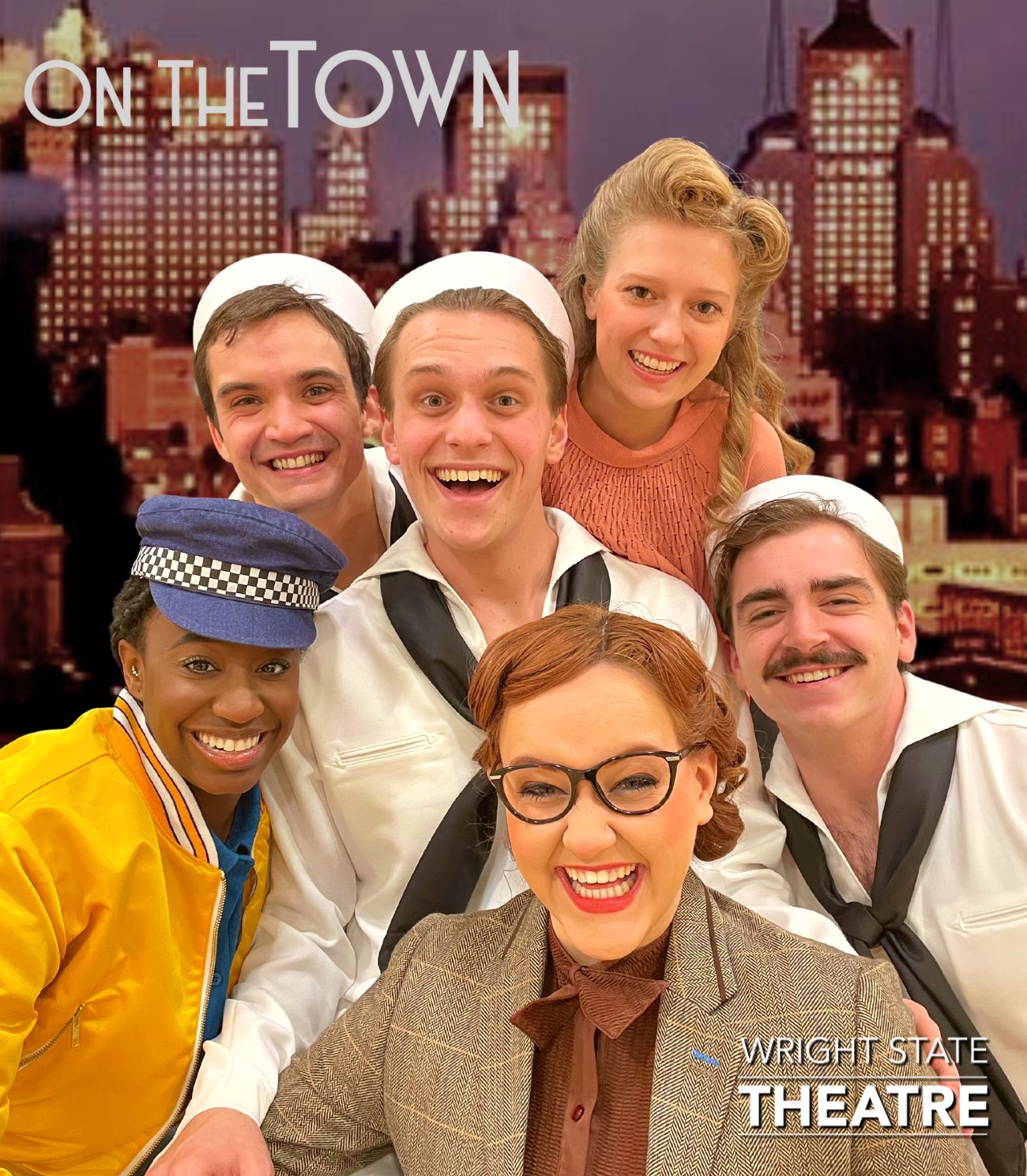 Tanner Gleeson, center, (clockwise from upper right) Amy Vandyke, John Cuozzo, Melissa Matarrese, Trinity Woolf