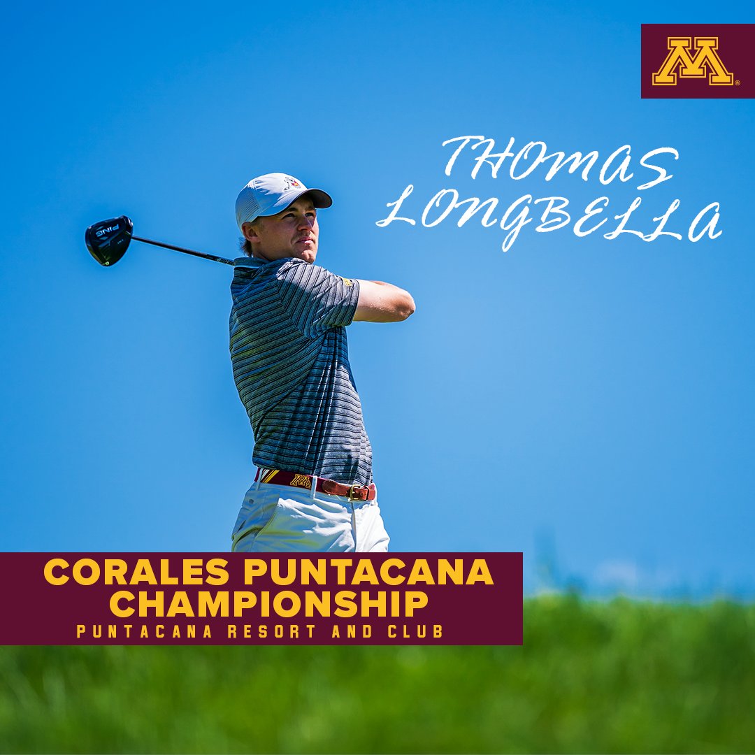 Minnesota Men's Golf (@gophermgolf) on Twitter photo Today, former #Gophers Thomas Longbella (<a href="/tballa21/">Thomas Longbella</a>) will be making his debut on the PGA Tour at the Corales Puntacana Championship!
#Gophers alum Angus Flanagan (<a href="/AngusFlanagan/">Angus Flanagan</a>) also be competing on the Korn Ferry Tour at the Club Car Championship!
#GoGophers #SkiUMah Today, former #Gophers Thomas Longbella (<a href="/tballa21/">Thomas Longbella</a>) will be making his debut on the PGA Tour at the Corales Puntacana Championship!
#Gophers alum Angus Flanagan (<a href="/AngusFlanagan/">Angus Flanagan</a>) also be competing on the Korn Ferry Tour at the Club Car Championship!
#GoGophers #SkiUMah