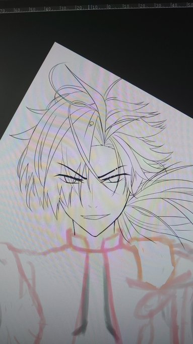 顔面うまく描けるとテンションあがるわ 