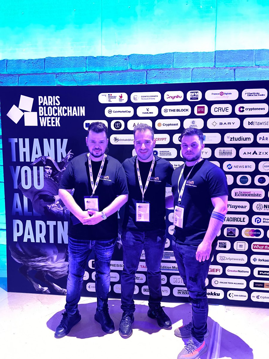 CristianIXFI's tweet photo. π«π· Just wrapped up an incredible time at #ParisBlockchainSummit! Grateful to connect with our amazing partners @BitGo, @Chainalysis, @Oveitcom and @AcheronTrading, as well as explore new opportunities with potential allies like @kucoincom, @MultiversX, @Hackenclub and @Bankeracom π€ Engaging discussions with all, looking forward to a future of collaboration and growth! π #IXFIexchange #CryptoPartnerships