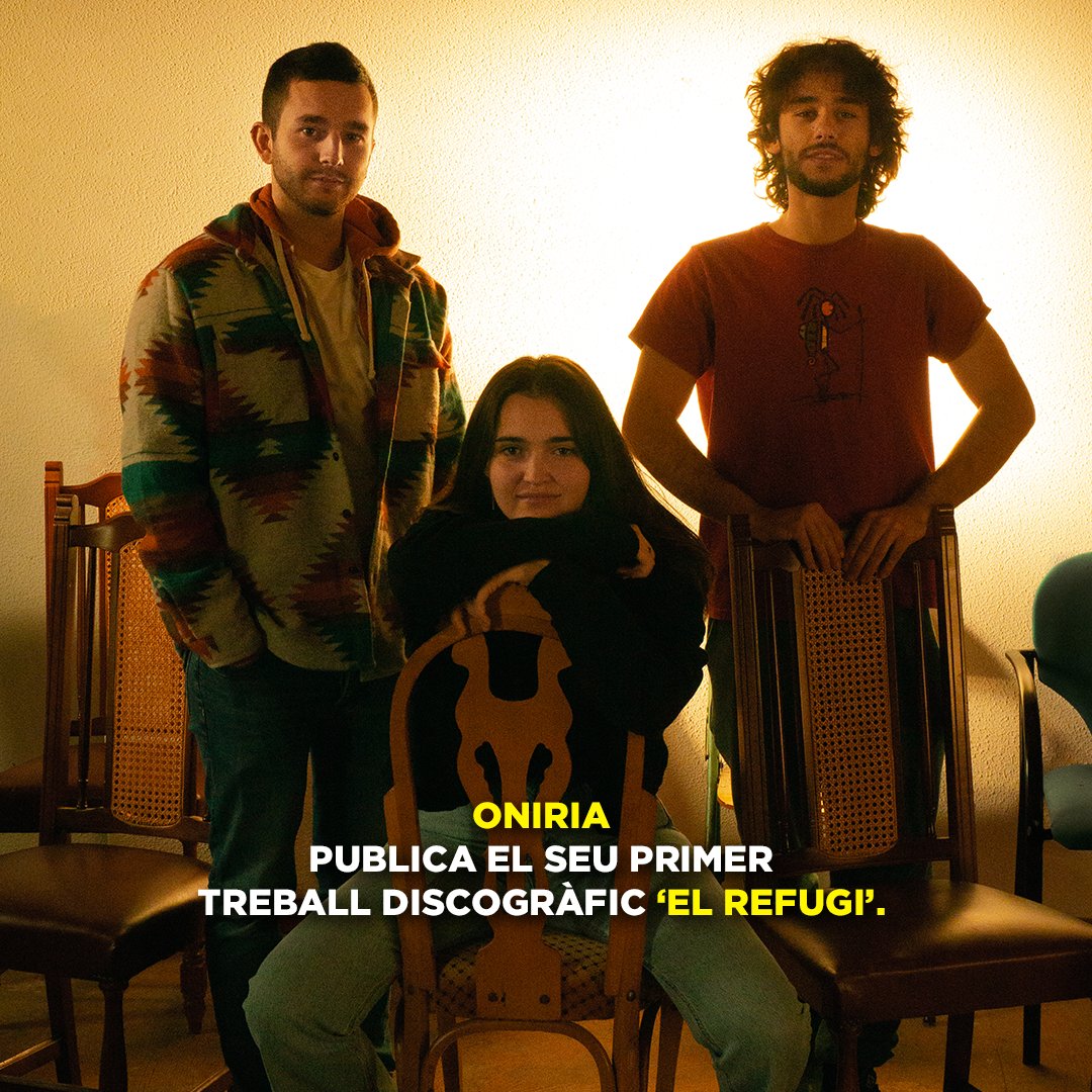CMusicaManresa's tweet photo. #CMRECORDS 📀 Des del cor del Bages, Oniria acomiaden el mes de març amb la publicació del seu àlbum de debut. Des d'aquest divendres, 'El Refugi' és nostre ⛺ Un disc emocionant, que ja podeu escoltat💖

T'expliquem tots els detalls ➡ https://t.co/3cZgXs2A78 https://t.co/LqHkunFhT4