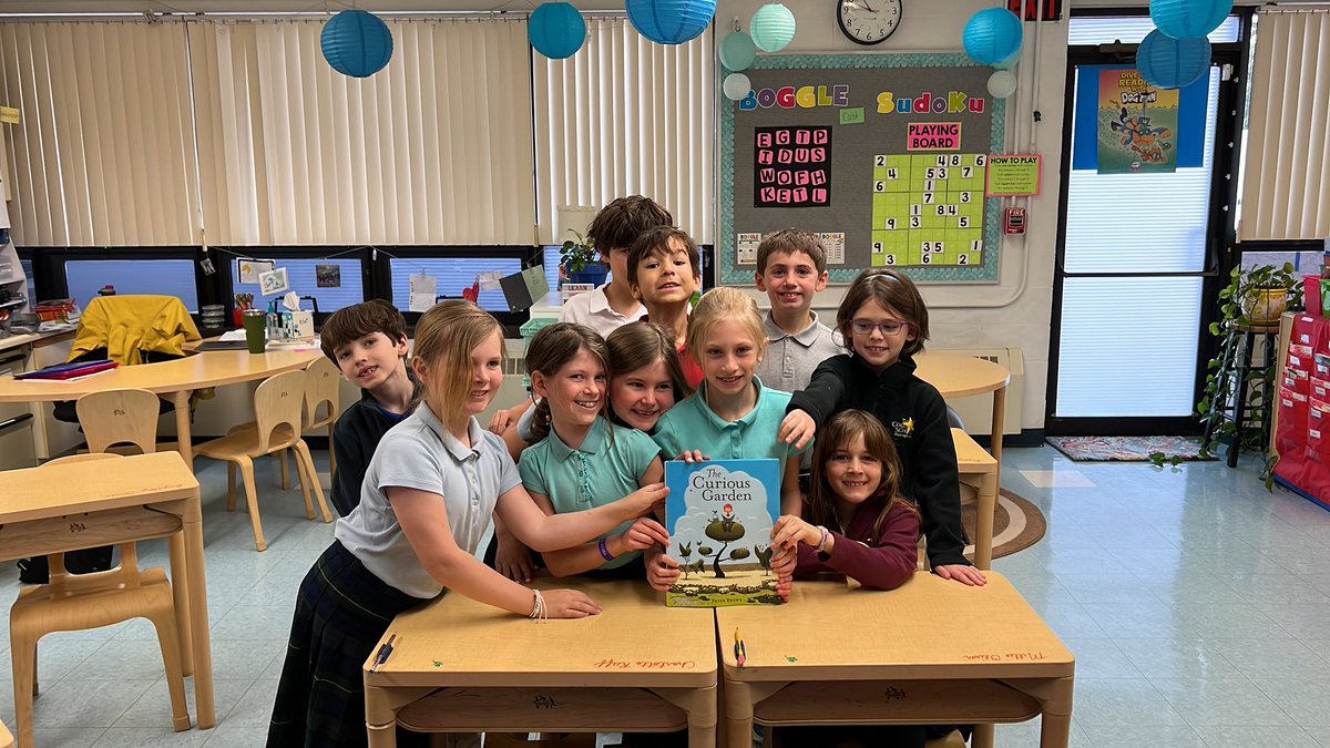 beckyamaral's tweet photo. @itspeterbrown Read Curious Garden to one of my 3rd gr library classes today. They are big Peter Brown/Wild Robot fans. Eagerly awaiting Wild Robot Protects! https://t.co/RIIJ3s2rvR